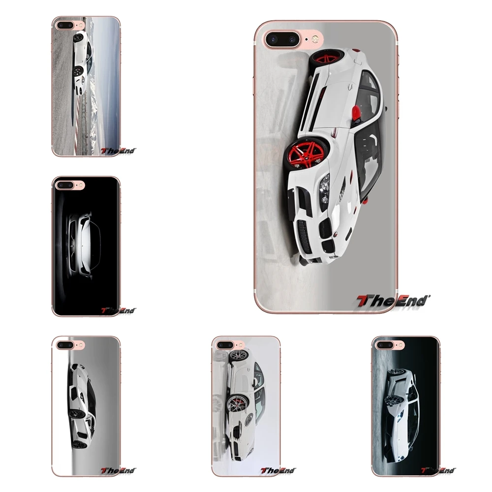 

White Car Sports Soft Transparent Shell Covers For LG G3 G4 Mini G5 G6 G7 Q6 Q7 Q8 Q9 V10 V20 V30 X Power 2 3 K10 K4 K8 2017