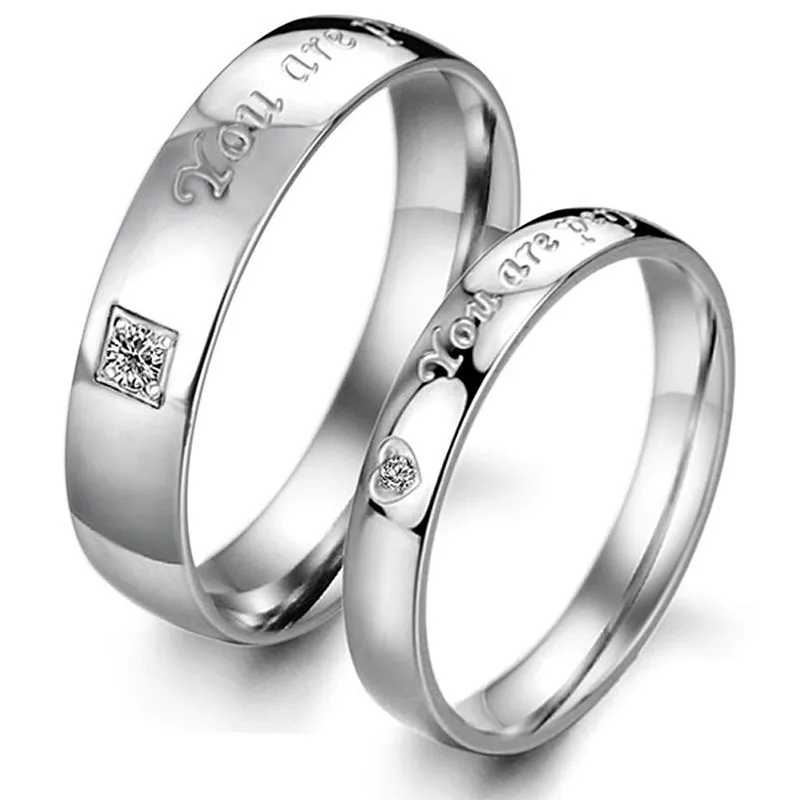 Buy Wedding Band Couple Rings Silver For