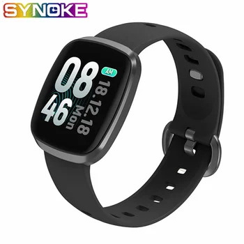 

SYNOKE New Smart Watches Waterproof Full Screen Touch Intelligent Long Time Standby Blood Pressure Heart Rate Monitor Watches