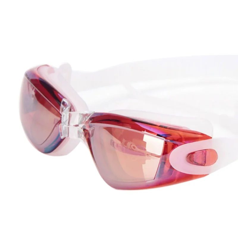 Унисекс Открытый для водного спорта для плавания Очки сиамские силиконовые затычки для ушей покрытие новые плавательные очки спортивные очки с ушкой - Цвет: R
