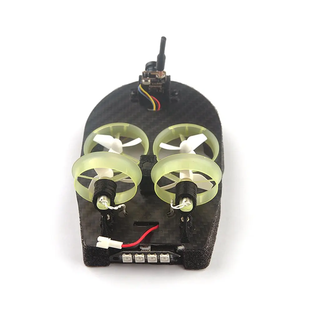 

Tiny RC Boat DIY Whoover TW65 Mini FPV Racing Hovercraft Boat Drift Car Model with Integrated Frsky Receiver OSD LED DIY RC Boat
