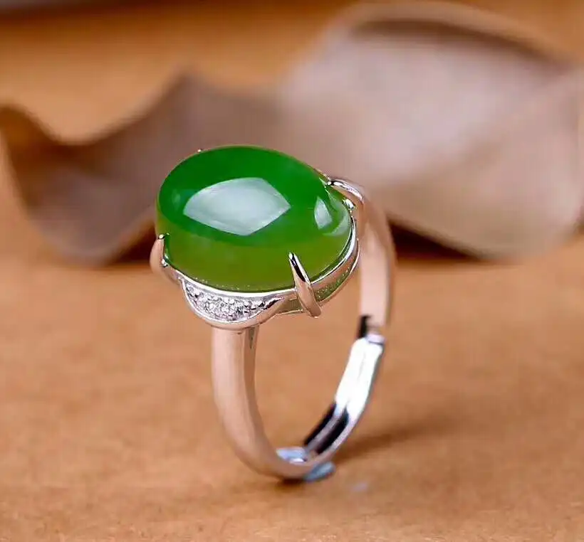 Кольцо Hetian Biyu с серебряной инкрустацией новое женское кольцо новинка j29 # |
