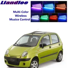 LiandLee автомобильные Светящиеся Декоративные сиденья для пола, неоновый светильник для Daewoo Matiz FSO Formosa