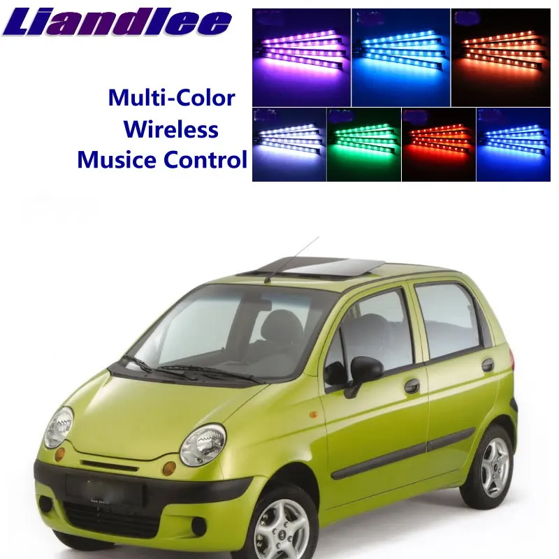 An effective Peep region LiandLee Car Glow Interior Floor Decorative Seats Accent Ambient Neon light  For Daewoo Matiz FSO Formosa|Decorative Lamp| - AliExpress