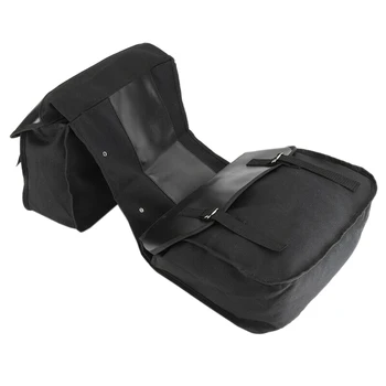 

1pc Multifunction Black Waterproof Motorcycle Rear Seat Bag Backpack Tour Saddle Bag Linen Panniers Box New Arrival