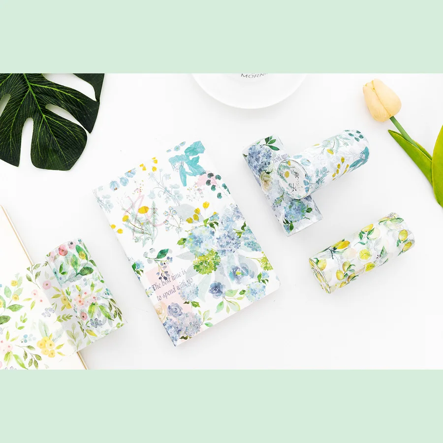 

Natural Series Techo Album Diary DIY Decoration Washi Paper Tape