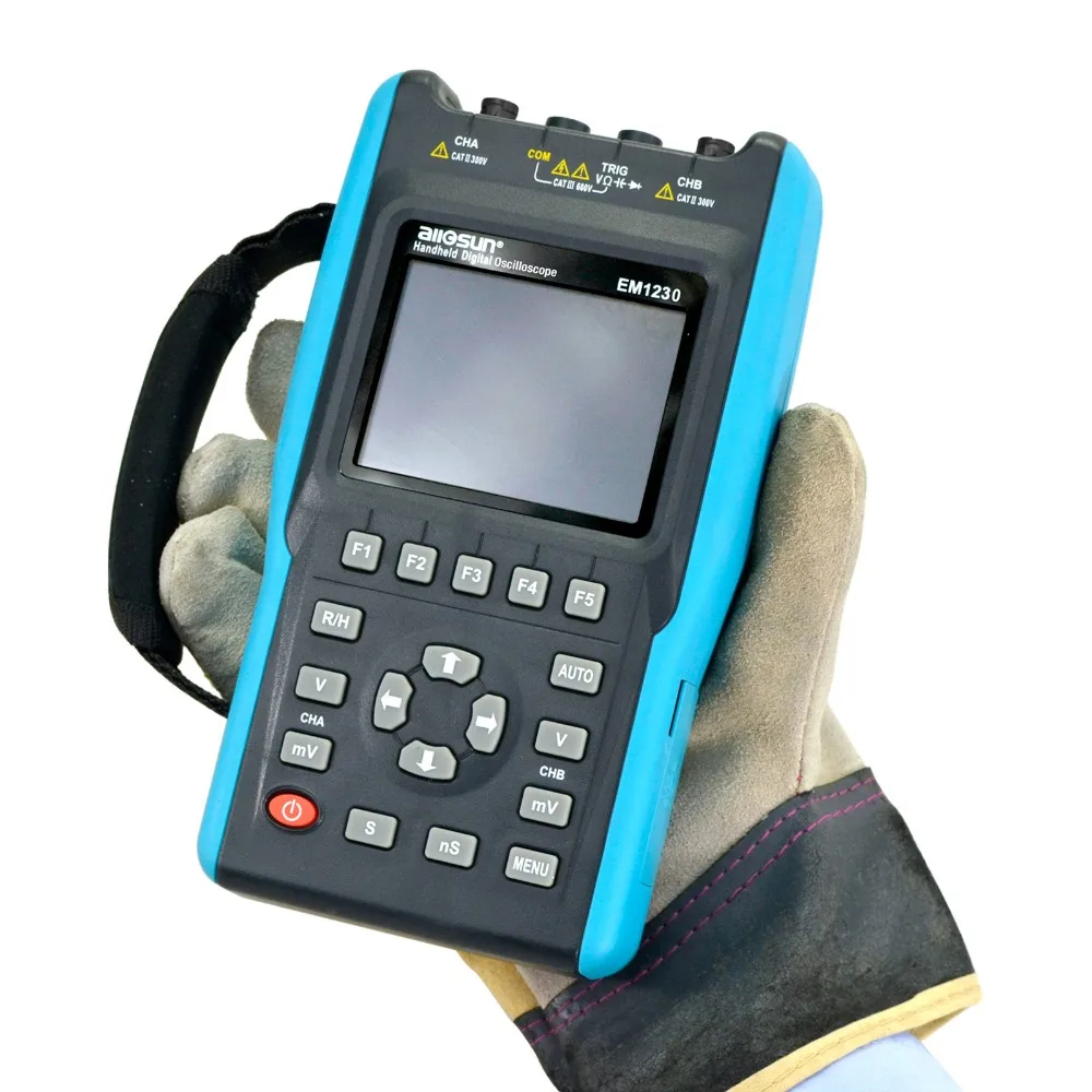 Ручной осциллограф 2 в 1 цифровой мультиметр с цветным экраном|oscilloscope channels|handheld