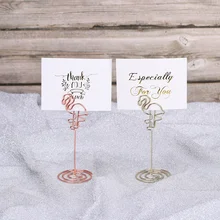 1 шт. модный держатель карточки с именем гостя Романтический узор Фламинго заколки для заметок подставка для рабочего стола декоративная подставка для фотографий Свадебные принадлежности