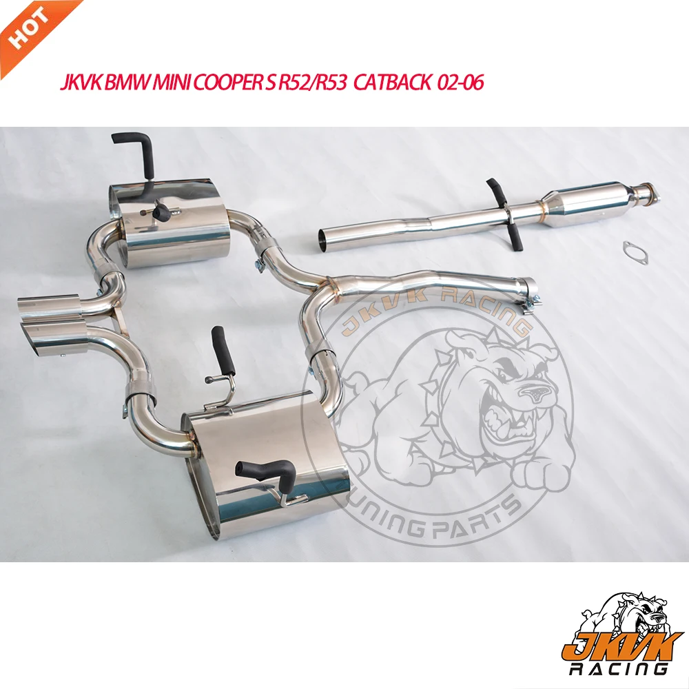 

JKVK RACING STAINLESS CATBACK for 2.5" MINI R52 R53 CO OPER S 1.6L 02-06 EXHAUST SYSTEM