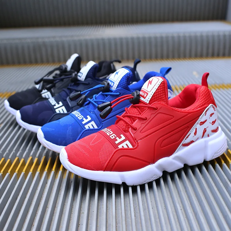 

Children's Sports Shoes Autumn Spring Boys Girls Breathable Mesh Sneakers Size 26-37 Light-weight Knitted Shoes Zapatos Trainers