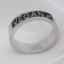 Jewelry Vegan Ring Wedding Band
