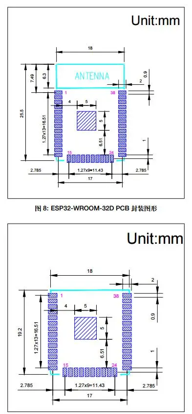 100 шт. ESP-WROOM-32D ESP-32 WiFi+ Bluetooth модуль wichtigsten чип основных чипов ESP32-D0WD 4 Мб/16 Мб 32 Мбит ESP32-WROOM-32D