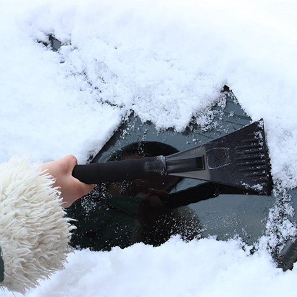 Многофункциональная мягкая ручка Лопата для снега инструмент для удаления зимних перчаток мини портативный ABS скребок для льда лобовое стекло автомобиля