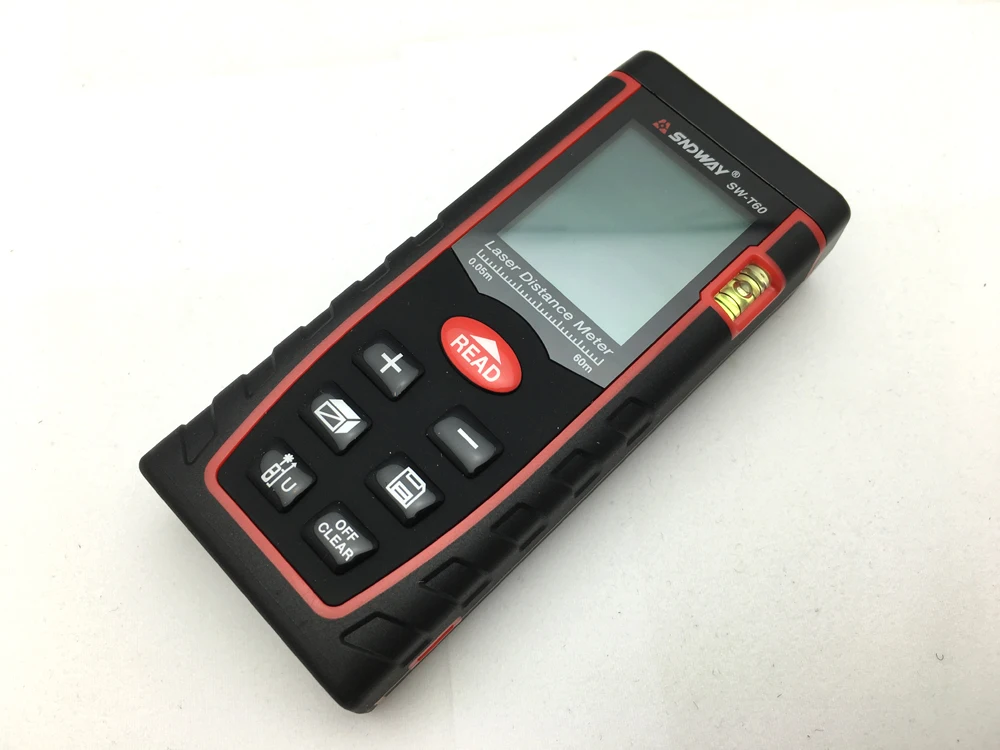 Genuine SNDWAY 60m Digital laser rangefinder RZ60 197ft distance meter range finder Area-volume-Angle Tester tool Genuine SNDWAY 60m Digital laser rangefinder RZ60 197ft distance meter range finder Area-volume-Angle Tester tool