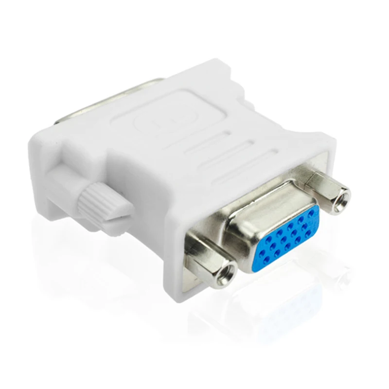 JCKEL 1080 وعاء DVI i 24 + 5 إلى VGA كابل الذكور الإناث محول الفيديو محول التبديل موصل ل HDTV PC العارض مراقب عرض