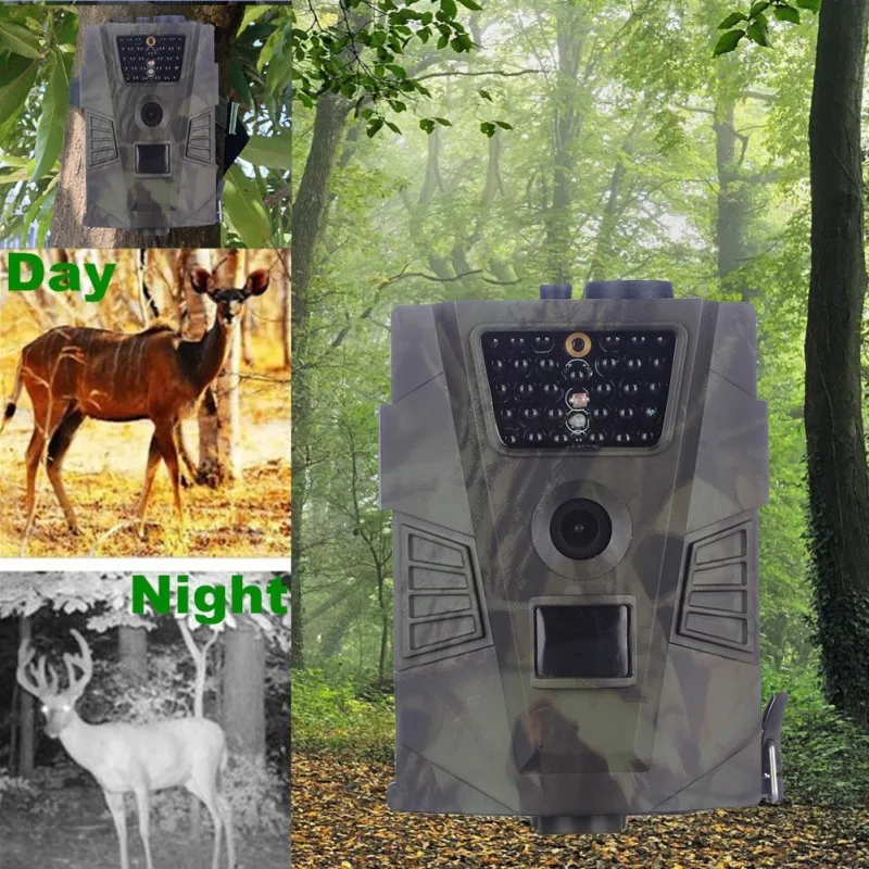 HT-001 12MP 60 градусов дикой природы охотничьей Камера Открытый Охота Камера ночное Инфракрасный обнаружения удаленного Камера