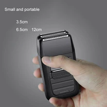 Kemei Аккумуляторная Беспроводная Бритва для мужчин с двойным лезвием перезаряжаемая машинка для стрижки волос бритва электрическая возвратно-поступательная Бритва для волос