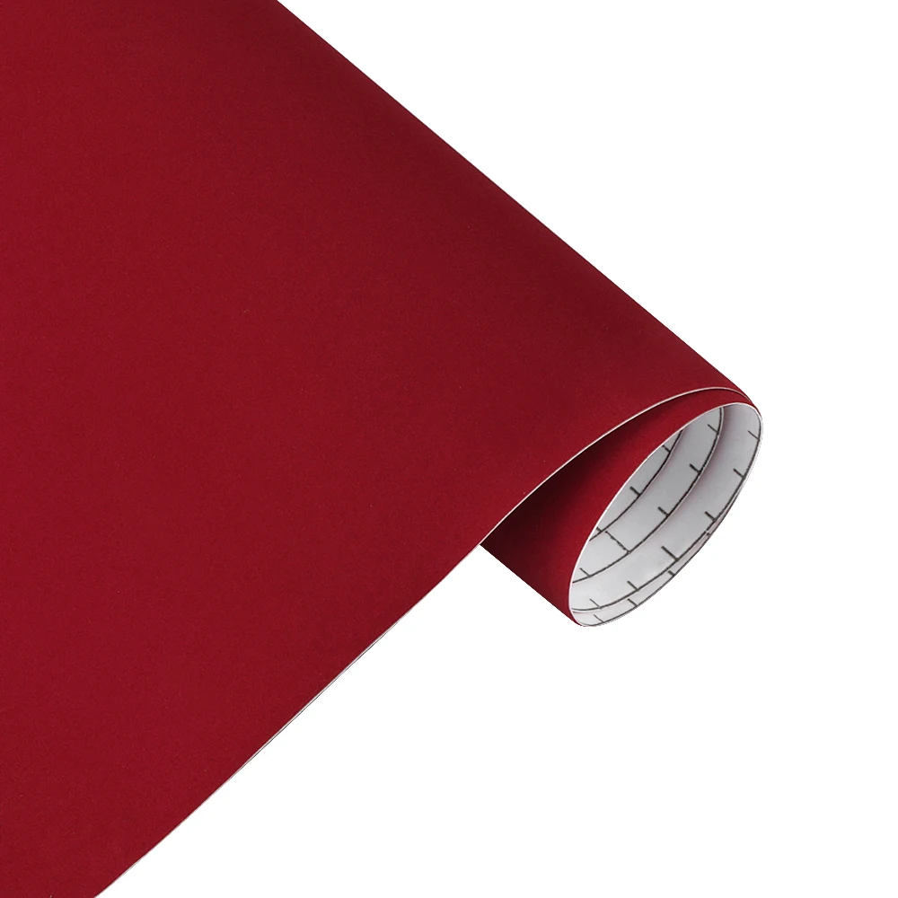 Velvet Suede Vinyl Wrap - Adhesive Car Styling Decoration Film (30x100cm)