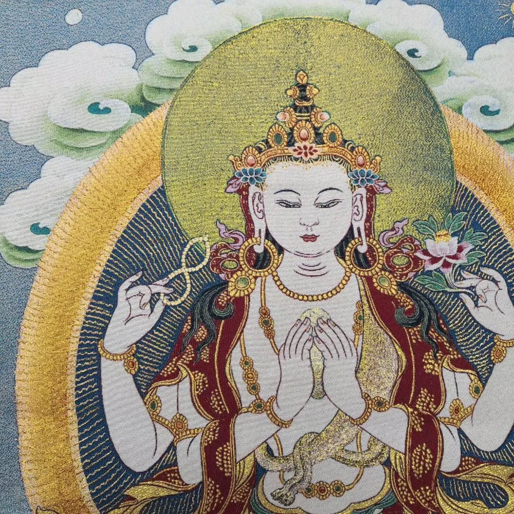 2019 непальская коллекция Традиционная тибетская буддизм тагка картины Будды