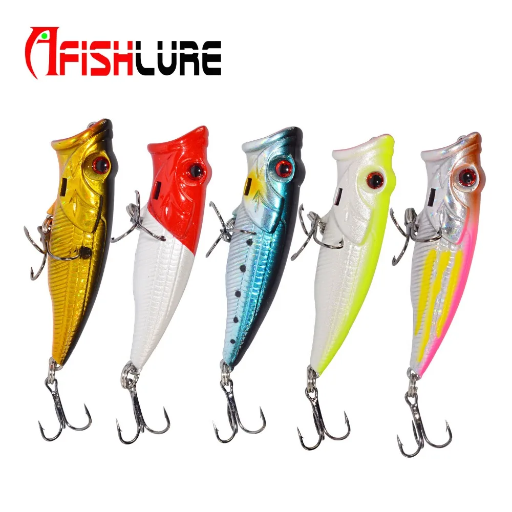 ABS Plastic FIshing Lure Hard Body Lure Popper Lure 66mm 7.4g Top Water Bait Isca Pesca
