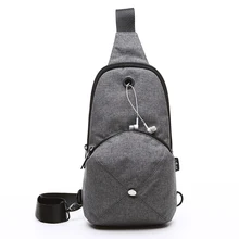 Мужские нагрудные сумки противоугонные дорожные мужские сумки через плечо сумка-мессенджер универсальная сумка на плечо водонепроницаемые оксфорды