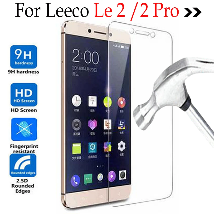 

For Leeco Letv Le 2 Pro Tempered Glass Screen Protector For Leeco Letv Le 2 Le2 Pro X527 X526 X620 Glass Protective Films Case