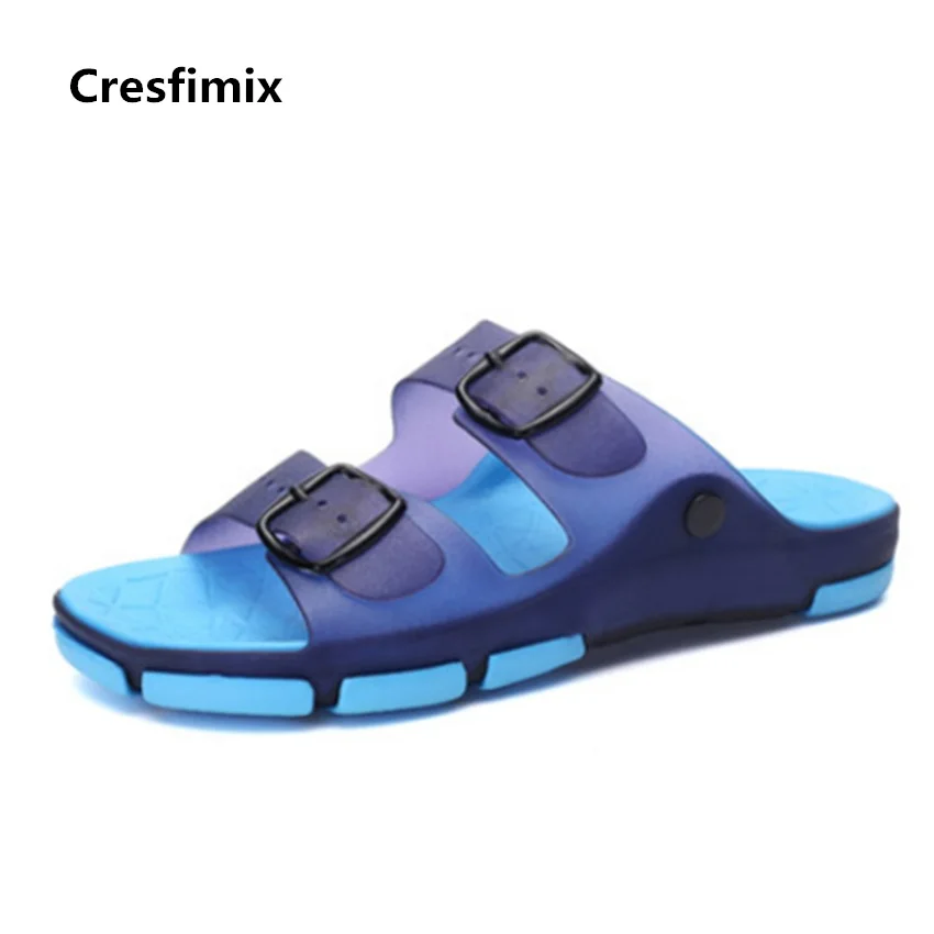 

Cresfimix sandalias de mujer women fashion spring & summer jelly sandal shoes lady pink cute comfortable transparent sandals