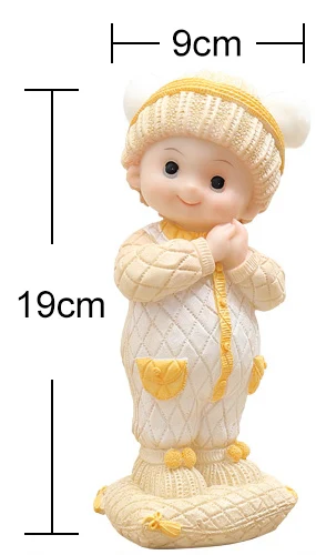 Силиконовая форма с изображением ангела для гипса фигурка ремесла глиняные игрушки украшения инструменты гипсовая модель DIY гипсовые куклы Рождественская форма - Цвет: 19  9cm
