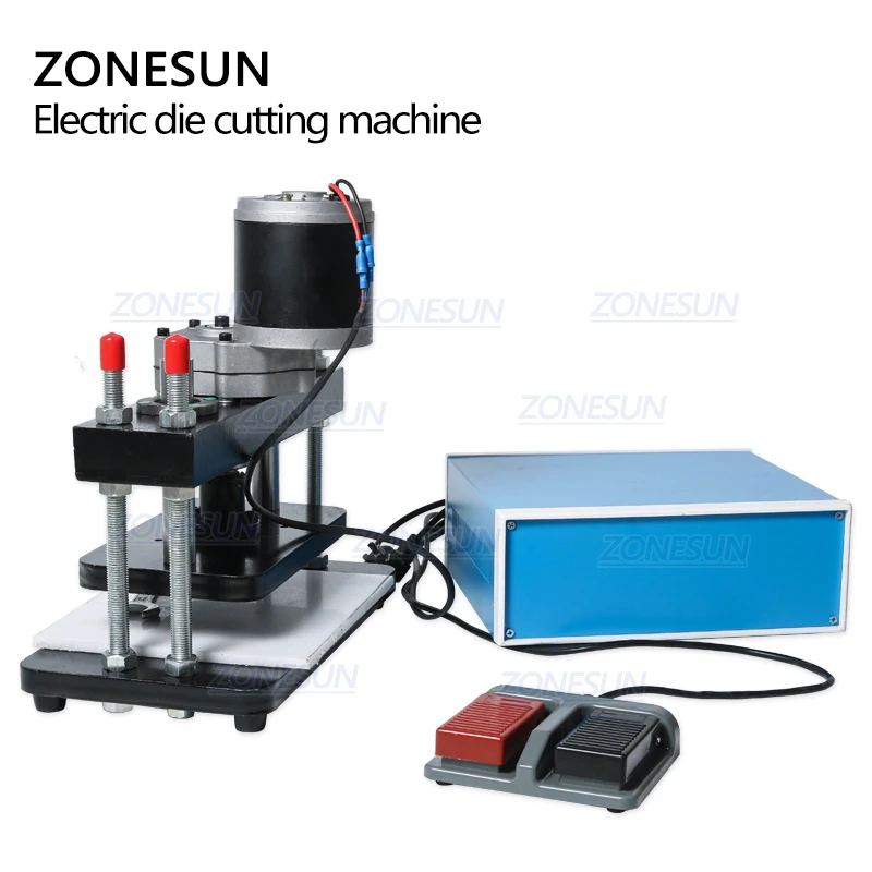 ZONESUN 26x15 см электрические кожа Die резка машины фотобумага ПВХ/Eva листовая пресс-форма штамп резак инструмент для Clicker Die