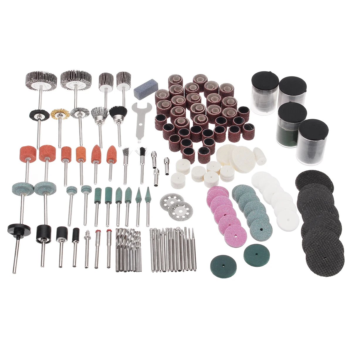 

276PCS Rotary Power Tool Bits Set Electric Rotary Tool Accessories Grinding Polishing Cutting Sanding Carving Abrasive Tools Kit