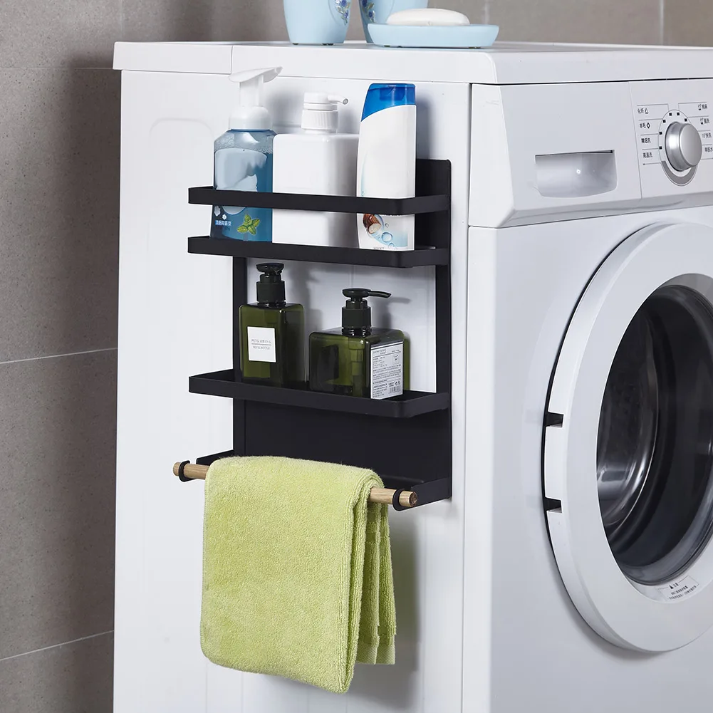 

Best Magnetic Refrigerator Side Hanger Rack Spice Holder Storage Kitchen Tool High Quality FP8