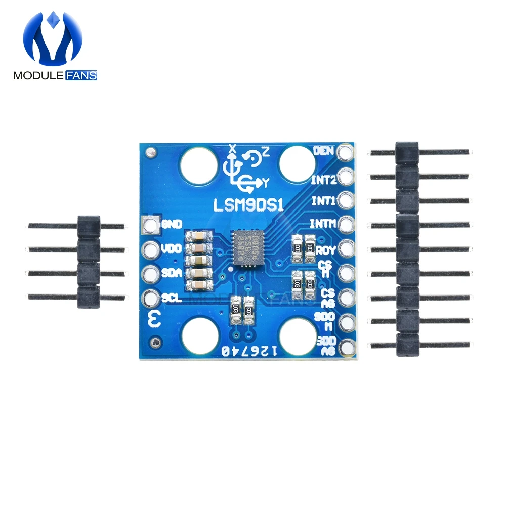 LSM9DS1 9-axis Сенсор Модуль Девять ось IMU акселерометр гироскоп магнитометр GY-LSM9DS1 I2C SPI для Arduino