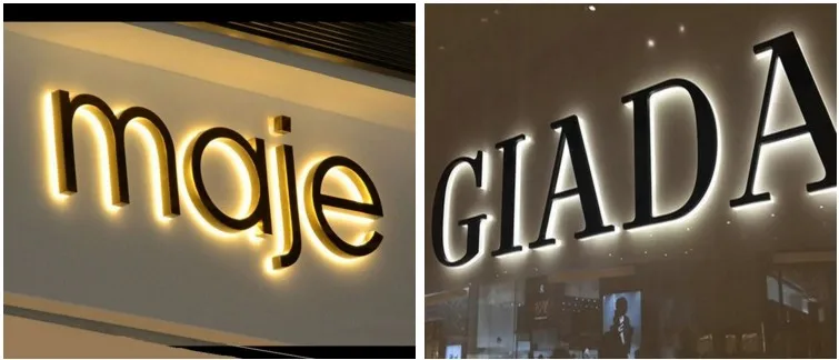 3D пользовательские ресторанные буквы светодиодная вывеска магазина