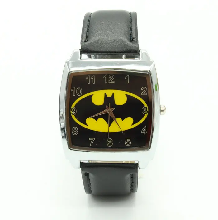 

DC SUPER HEROES Black BATMAN WRIST STEEL WATCH Fashion Man Woman Boy