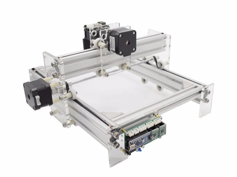 

DIY 3040 desktop grade two-axis laser engraving machine marking machine cutting plotter power 500mw