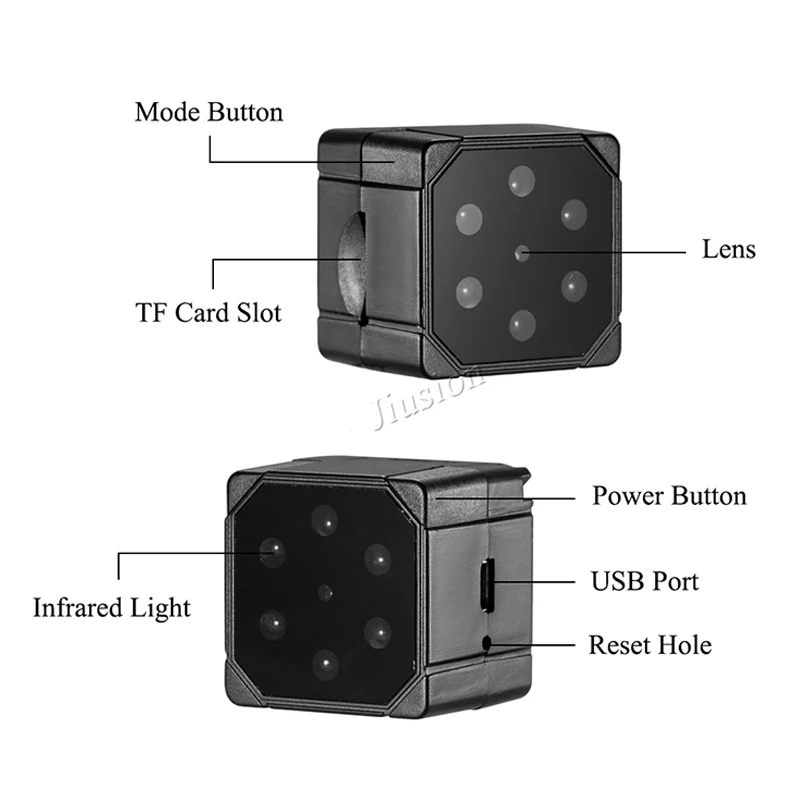  Mini Camera SQ19 HD 1080P Sensor Night Vision Camcorder DVR DV Motion Recorder Camcorder Support 32