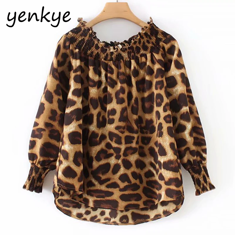 animal print blouse size 20