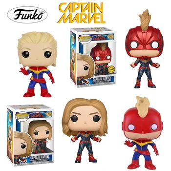 

Action Ms Marvel Figurine PVC Funco 425# Model Toy Kid Bithday Gift with Original Box Home Decor Collection Movie Captain Marvel