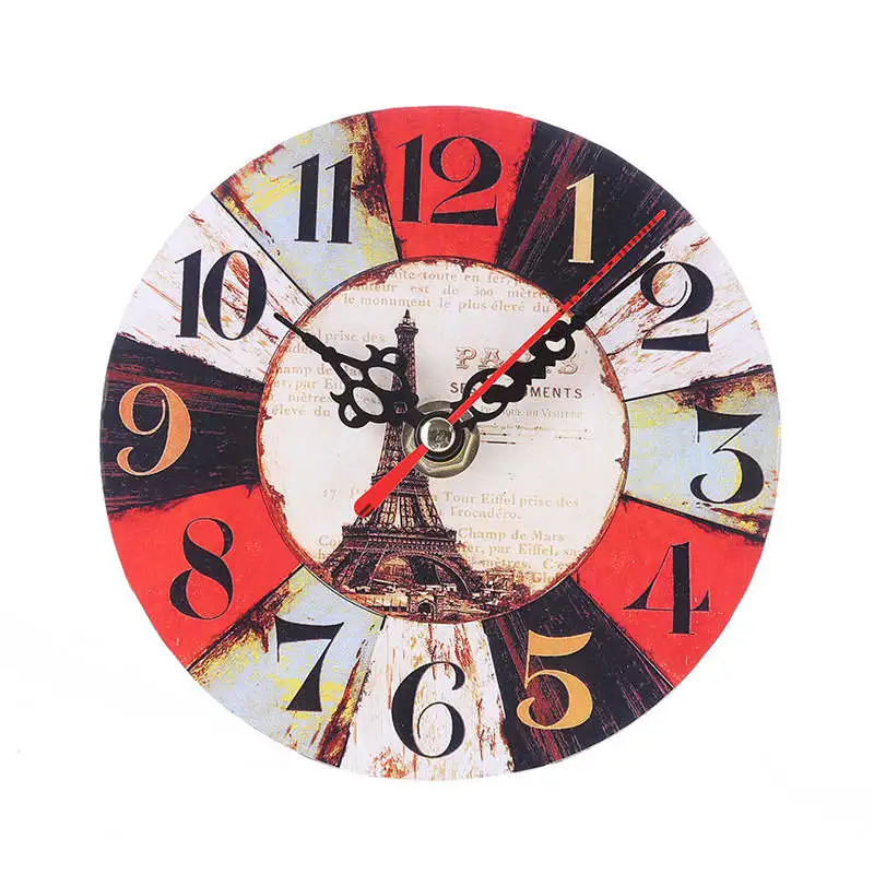 Amecor креативный Винтажный стиль 3D поверхность художественные настенные часы декоративные часы цифровые часы Настенные Детские механизм 19jan30