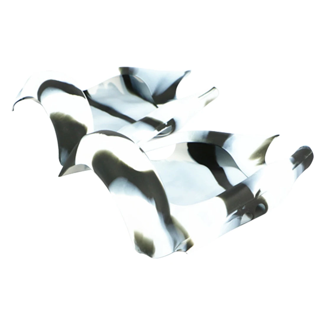 2 шт., 6,5 дюйма, силиконовый чехол для ХОВЕРБОРДА, защитный чехол с защитой от царапин, чехол для интеллектуального самобалансирующегося электрического скутера - Цвет: Black White