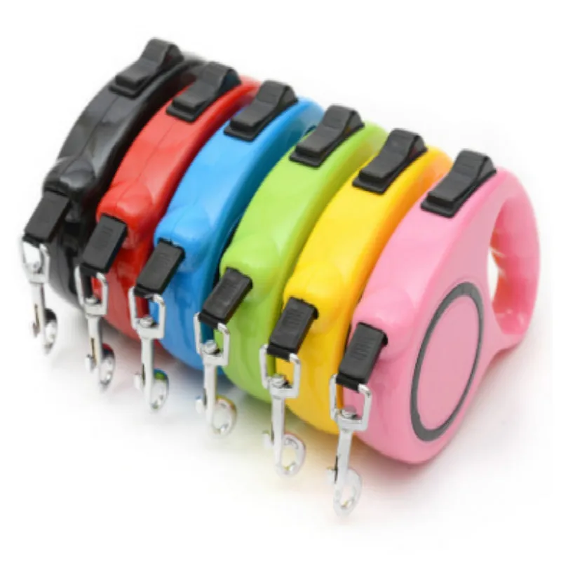 

3M 5M Colorful Retractable Dog Leash Extending Puppy Walking Leads Pet Dog Running Leashes Hands Freely Great For Walking Dog