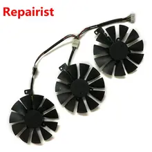 GPU VGA cooler Video card fan for ASUS STRIX Raptor GTX1060 RX480 GTX 1060 graphics cards cooling