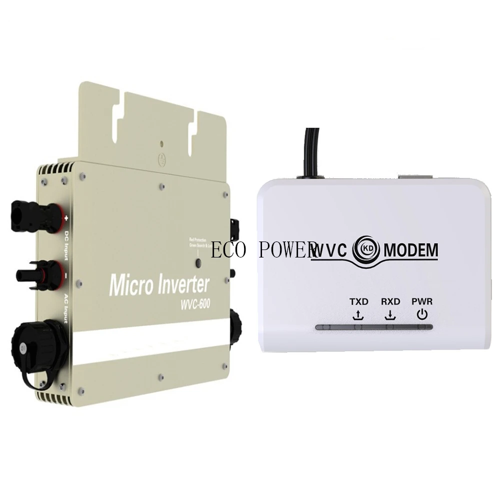 

Update Solar Power Grid Tie Inverter 600W Micro Inverter + WVC Modem with 433 Mhz wireless communication
