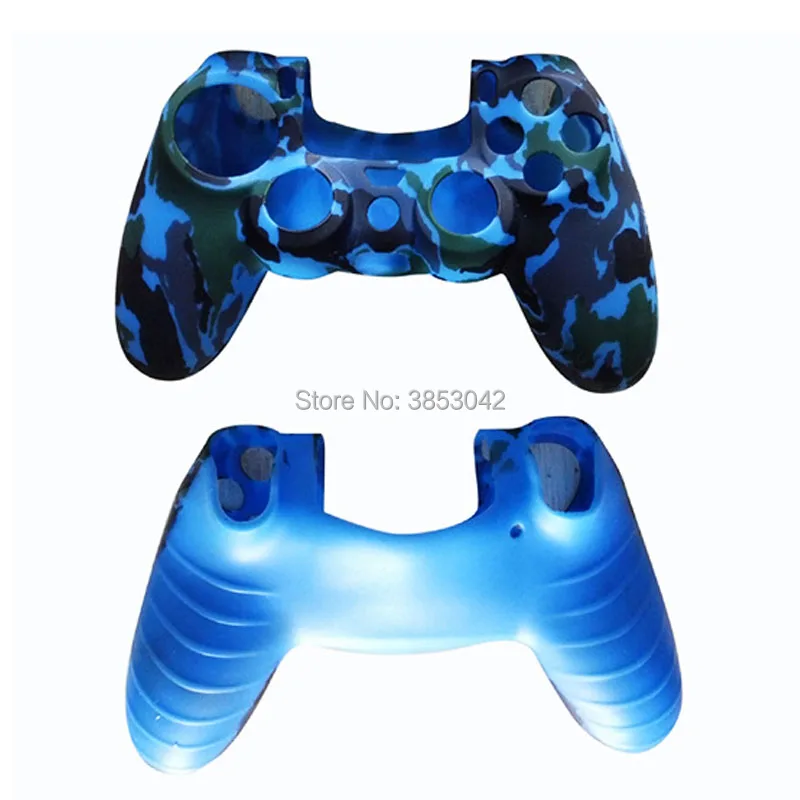 10pcslot Camouflage Silicone Anti-Slip High-quality Protective Skin Case for PS4 Controller Dualshock 4 (6)