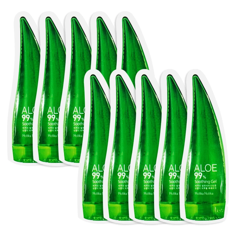 Holika Holika Aloe 99 Soothing Gel Sample 10pcs Moisturizers Aloe Vera