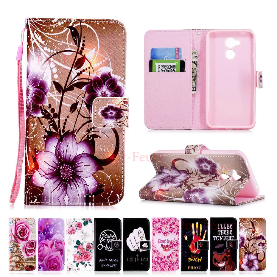 

Case for Huawei Honor 6A DLI-TL20 DLI-L22 Luxury Wallet Stand Painted Leather for Huawei Honor 6 A 5C Pro A6 DLI TL20 L22 L42