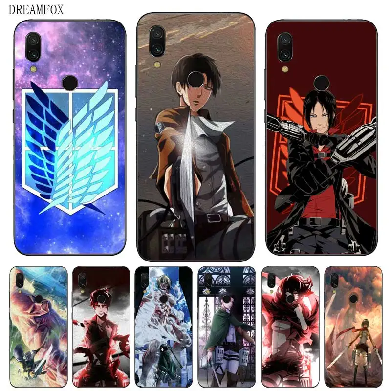 N255 Attack On The Giants Soft TPU Silicone Case Cover For Xiaomi Redmi Note 3 4 4X 5 5A 6 7 Pro Global |