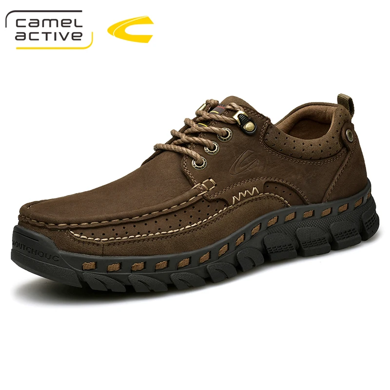 Camel Active New Comfortable Genuine Leather Casual Shoes Oxfords Men Shoes Quality Cow Leather Shoes Men Flats Moccasins Shoes