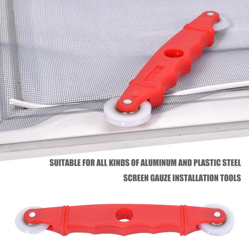 

Pressing wheel inserting strip presser Screen Rolling Tool with Nylon Wheels for Installing Window and Door Screens