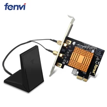 Настольный беспроводной AC1200 PCI Express WiFi адаптер двухдиапазонный 867 Мбит/с 802.11ac Bluetooth 4,2 антенна с картой Intel 8265